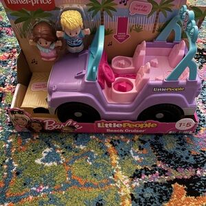 Barbie Little People Purple Beach Cruiser